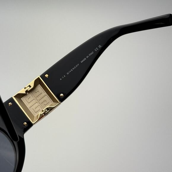 BRAND NEW Givenchy GV40073I 01A Shiny Black/Gold/Grey Unisex - Picture 7 of 13